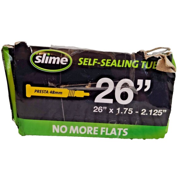 Slime 26 Inch Extra Strong Self Sealing Tubes Presta Valve 26"X 1.75-2.125 - Picture 15 of 16